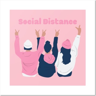 Social Distance Expert Funny t Shirt Humor Social Distancing Humor T-Shirt Posters and Art